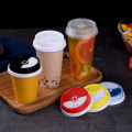 50pcs High quality thick transparent plastic cups 500ml 700ml disposable coffee cup birthday party favors cold hot drink cups