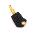 4PCS Black & Gold Heavy Equipment Ignition Loader Dozer Key For Caterpillar 5P8500 CAT Metal & Plastic