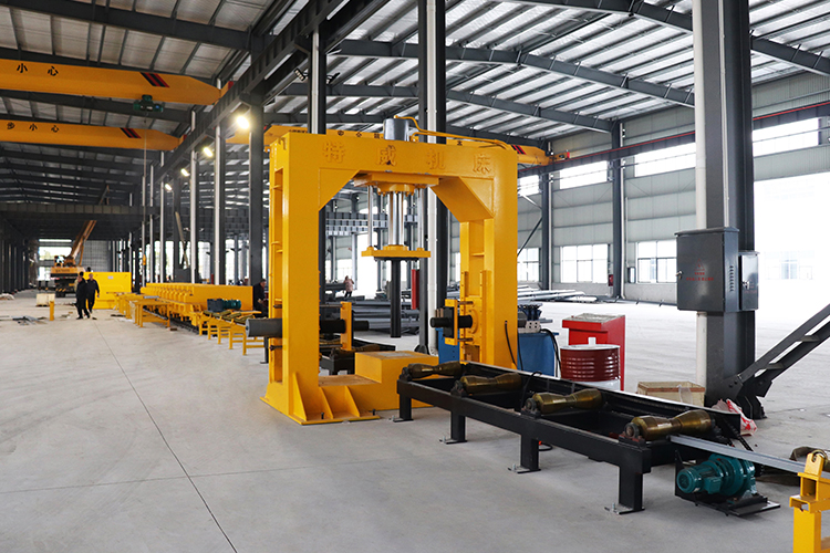 Large Diameter Seaming And Straightening Machine