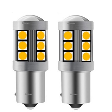 2PCS New Mini High Bright 1156PY 7507 PY21W BAU15S 3030 LED Bulb Car Rear Direction Indicator Lamp Auto Front Turn Signal Light