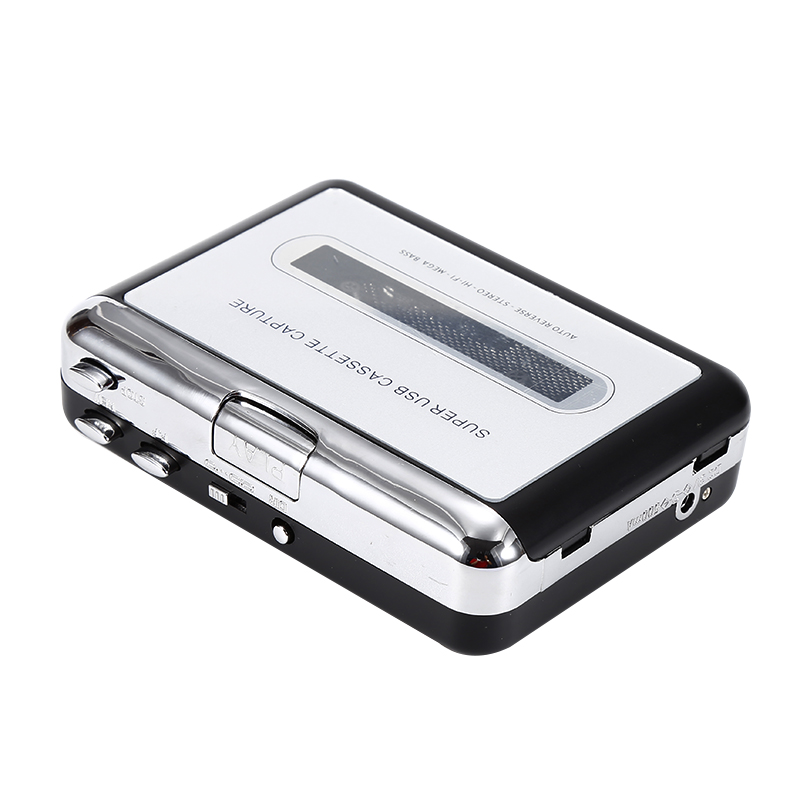 USB Cassette Converter Cassette Tape to MP3/WAV Digital Audio Music Player Rechargable Cassette Recorders & Players coverters