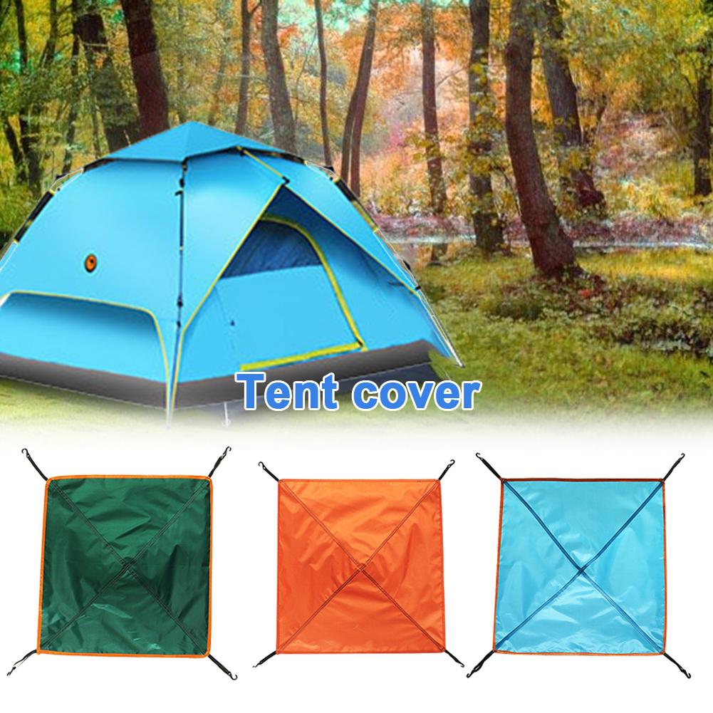 Outdoor Camping Tent Top Cover Travel Beach Sun Shelter Waterproof Hammock Tent Tarp Cover Garden Awning Sunshade Rain Cover