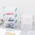 Coloffice 1PC Transparent Washi Tape Storage Box Desktop Stationery Holder Grinding Buckle Stacking Multi-Layer Student Supplies