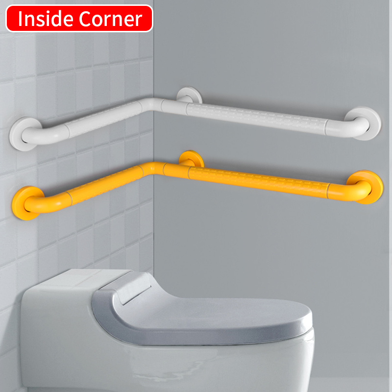 Corner Handrail Stainless Steel Bathroom Shower Grab Bars for Elderly Disabled Anti-slip Bathtub Assist Safety Handle Wall Mount