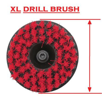 5 Brush Round Scrubbing Drill Attachment Carpet Floor Cleaning Heavy Duty Tool