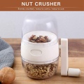 Nut Chopper Grinder Hand Crank for Nuts Walnut Pecans, Kitchen MultiChopper Shredder for Making Toppings