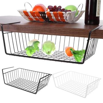 Metal Cabinet Closet Desk Hanging Mesh Basket Wire Bookcase Shelf Rack Organizer Desk Cable Management Tray Hanger Rack Shelf