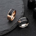 Groove Rings Black Blu Stainless Steel Midi Rings For Men Charm Male Jewelry Smart Accessories Dropshipping