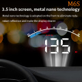 Car HUD M6/M6S HUD Display Car KM/h MPH Multifunction Auto Electronics OBD2 Dashboard Windshield Projector Head Up Display