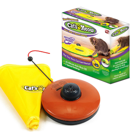 4 Speeds Cat Toy Undercover Mouse Fabric Cat's Meow Interactive Electronic Toy Creative Pet Puppy Toy Cat supplies drop shipping
