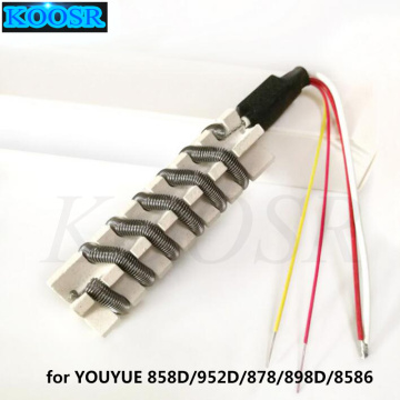 Original Replacement Heating Element Heater Part for 858D/952D/878/898D/8586 Soldering Station Desoldering Rework Repair Tool