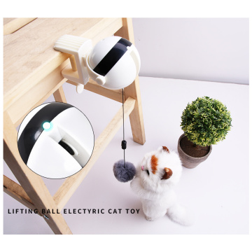 Electronic Motion Cat Toy Lifting-Ball Cat-Ball-Toys Electric Flutter Rotating Interactive Puzzle Smart Pet Cat Toys Pet Supply