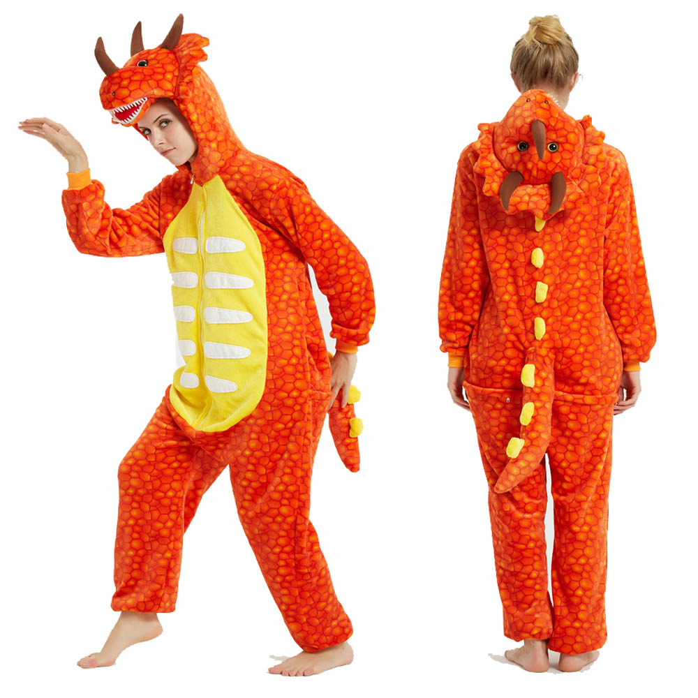 New Onesie Sleepwear Boys Kigurumi Pyjama Animal Family Pajama Set Christmas Outfit Unicorn Kid Dinosaur Costume Adult Homewear
