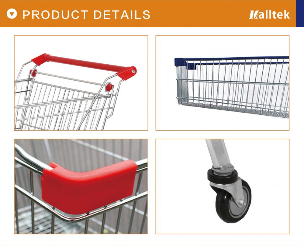 2 layer Metro Supermarket Shopping  Trolley