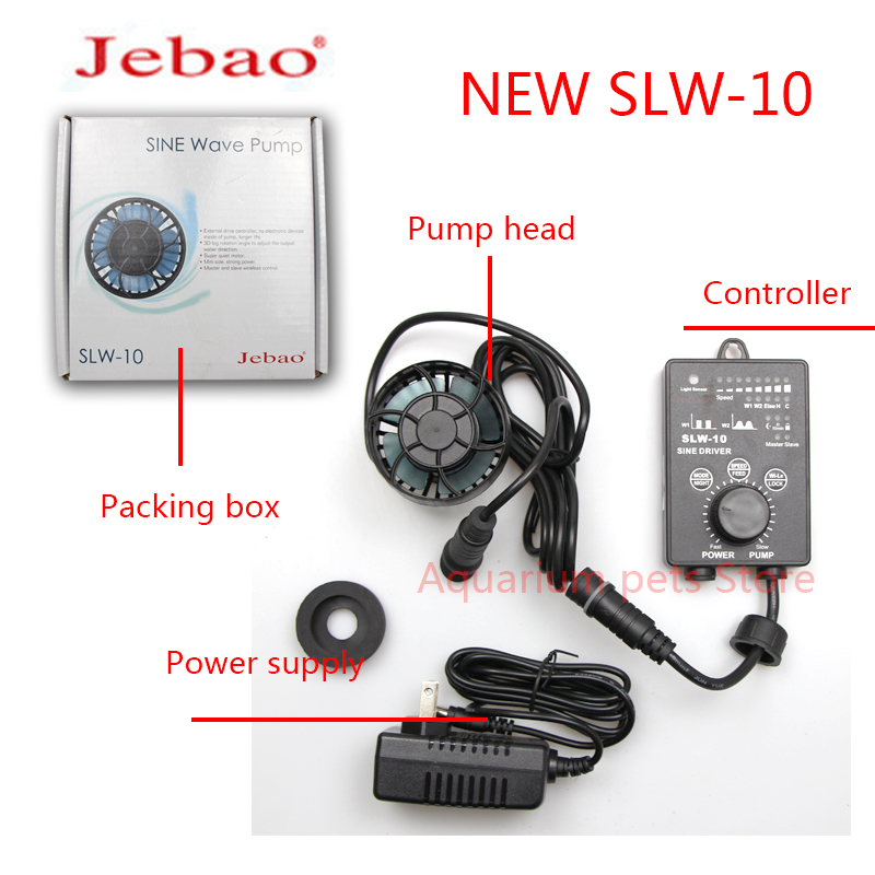 NEW Jebao fish tank frequency conversion wave pump surf pump ultra quiet freshwater sea water mini water pump SLW