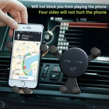 No Block Car Phone Holder Automobile Car Bracket Air Vent Phone Mount Stand For Iphone Xiaomi Samsung GPS Phone Holder In Car