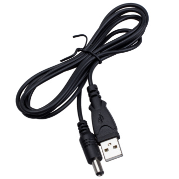 PQWN USB to 5.5mm / 2.1mm 5V DC Barrel Shaped Jack Power Cable Power Cords Extension Cords