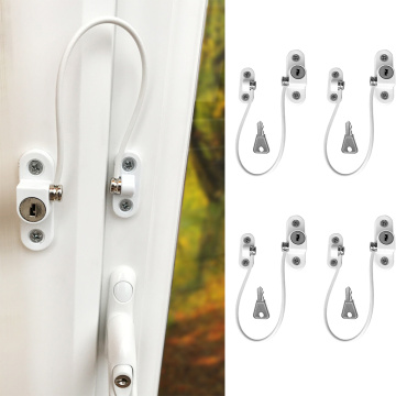 4 Pcs/lot Child Protection Window Lock Baby Safety Window Limiter Infant Security Locks on the Windows Child Safety Child Lock