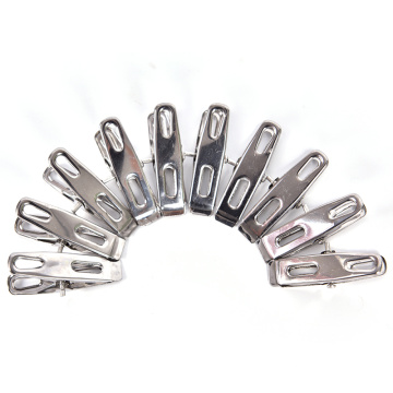 20Pcs Stainless Steel Clothes Pegs Hanging Pins Clips Laundry Household Clothespins Socks Underwear Drying Rack Holder