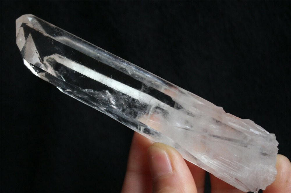 5-6cm NATURAL CLEAR Lemurian Seed Quartz Crystal Point mineral Specimen