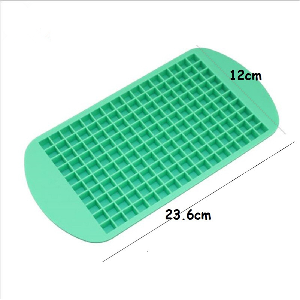 160 Grids Ice Mold Silicone Ice Cube Tray Mould Shape Ball Small Ice Cube Mold Square Shape Silicone Ice Cubes Maker