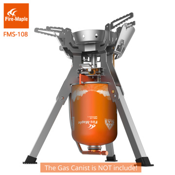 Fire Maple Outdoor Camping Gas Stove 4000W Powerful Portable Gas Burners Outdoor Stainless Steel Cooking Stoves FMS-108