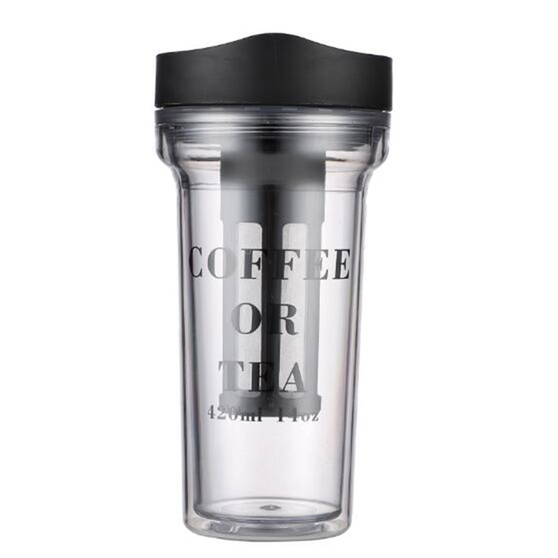 Cold Brew Coffee Maker Travel Bottle Coffee Mug Tumbler Cup with Filter Infuser Hand Drip Ice Drip Iced Dutch Coffee Pot Dripper