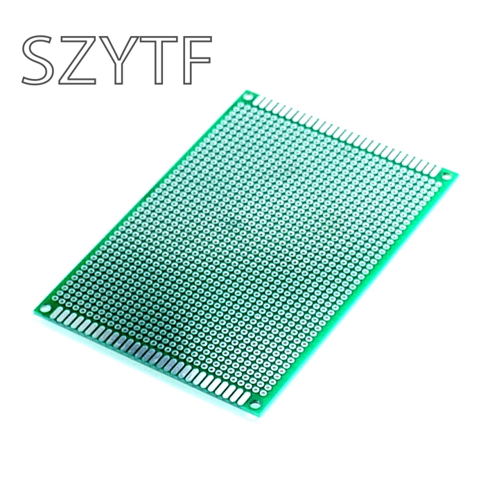 8X12cm 8*12cm Double Side Prototype pcb Breadboard Universal Printed Circuit Board for Arduino 1.6mm 2.54mm Glass Fiber