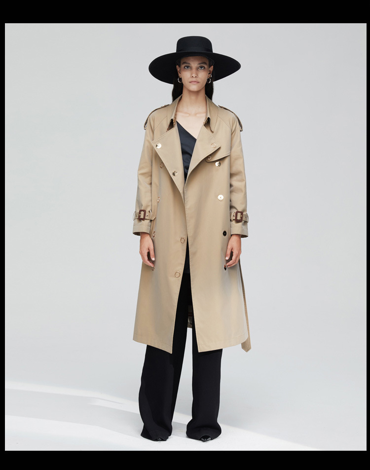 Casual Women Long Trench Coat