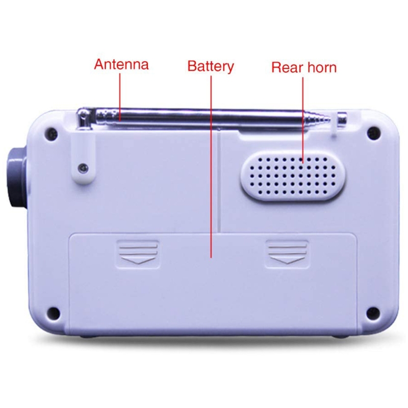 Outdoor LCD Display Portable Radio Earphone Port DAB Digital AM FM Stereo Home