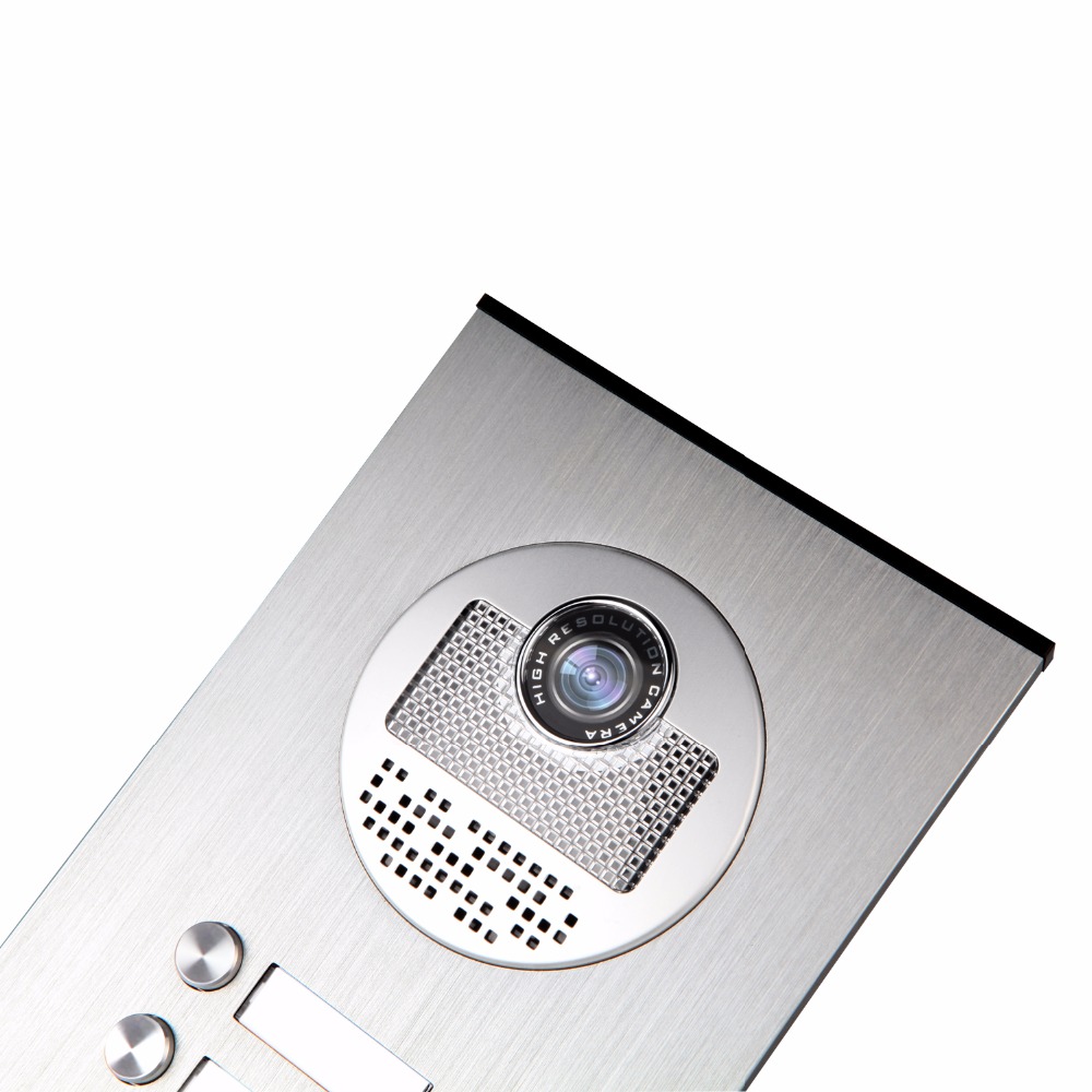 SmartYIBA RFID Unlock Video Doorbell 4.3" Wired Apartment Video Door Phone Intercom System Video Intercom for Building Apartment