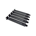 5Pcs PCI Slot Cover Dust Filter Cleaner Blanking Plate Hard Steel Black w/ screws for computer accessories Chassis Frame pc