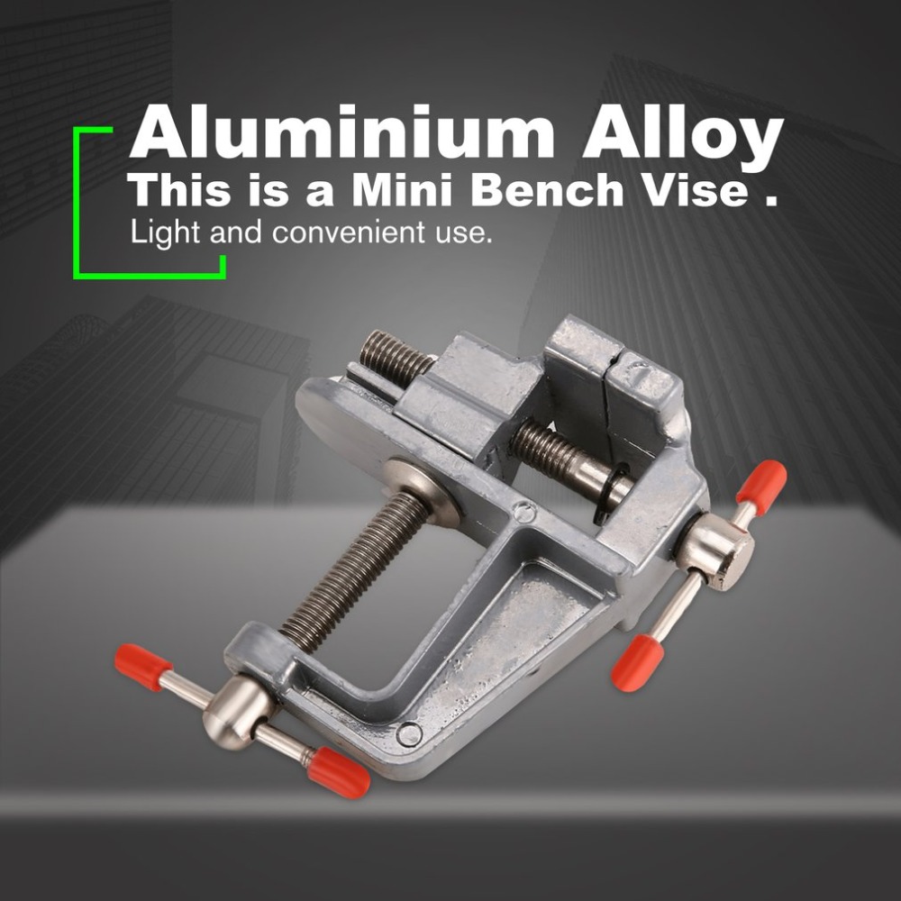 2020 Aluminum Small Jewelers Hobby Clamp On Table Bench Vise Mini Tool Vice Muliti-Funcational Craft Mold Fixed Repair Tool