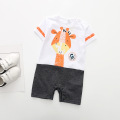 Baby Rompers Summer Style Powered Baby Boy Girl Clothing Newborn Infant giraffe Short Sleeve Clothes 3-6-9-12-18 Months