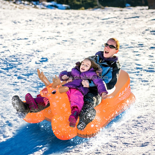 Snow Sled for Adults Inflatable reindeer Snow sled for Sale, Offer Snow Sled for Adults Inflatable reindeer Snow sled