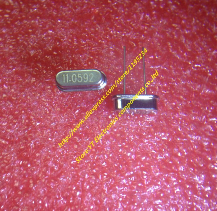100PCS/lot 11.0592 MHz 11.0592mhz Crystal Oscillator HC-49S Best quality