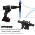 Electric Drill Pump Self Priming Transfer Pumps Oil Fluid Water Pump Portable Round Shank Heavy Duty Self-Priming Tool