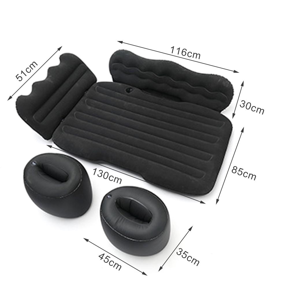 Car Travel Bed Air Mattress Comfortable Safe And Durable Made Of PVC And Flocking Material Dual-use Seat Cushion