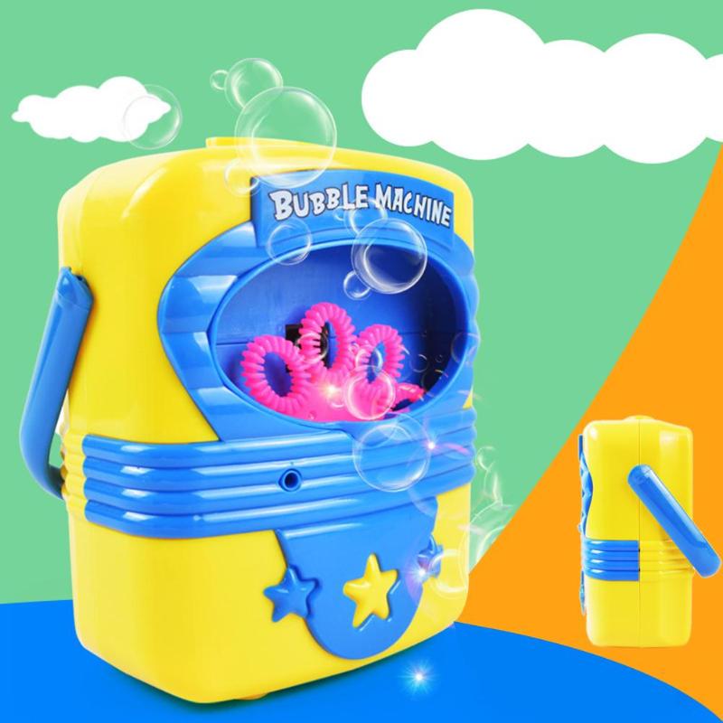 Bubble Machine Toys for Children Automatic Electric Handy Soap Blow Bubbles Blower Maker Bubble Blowing Outdoor Sports Toy