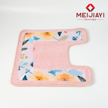 Anti-slip floor mat for bathroom toilet