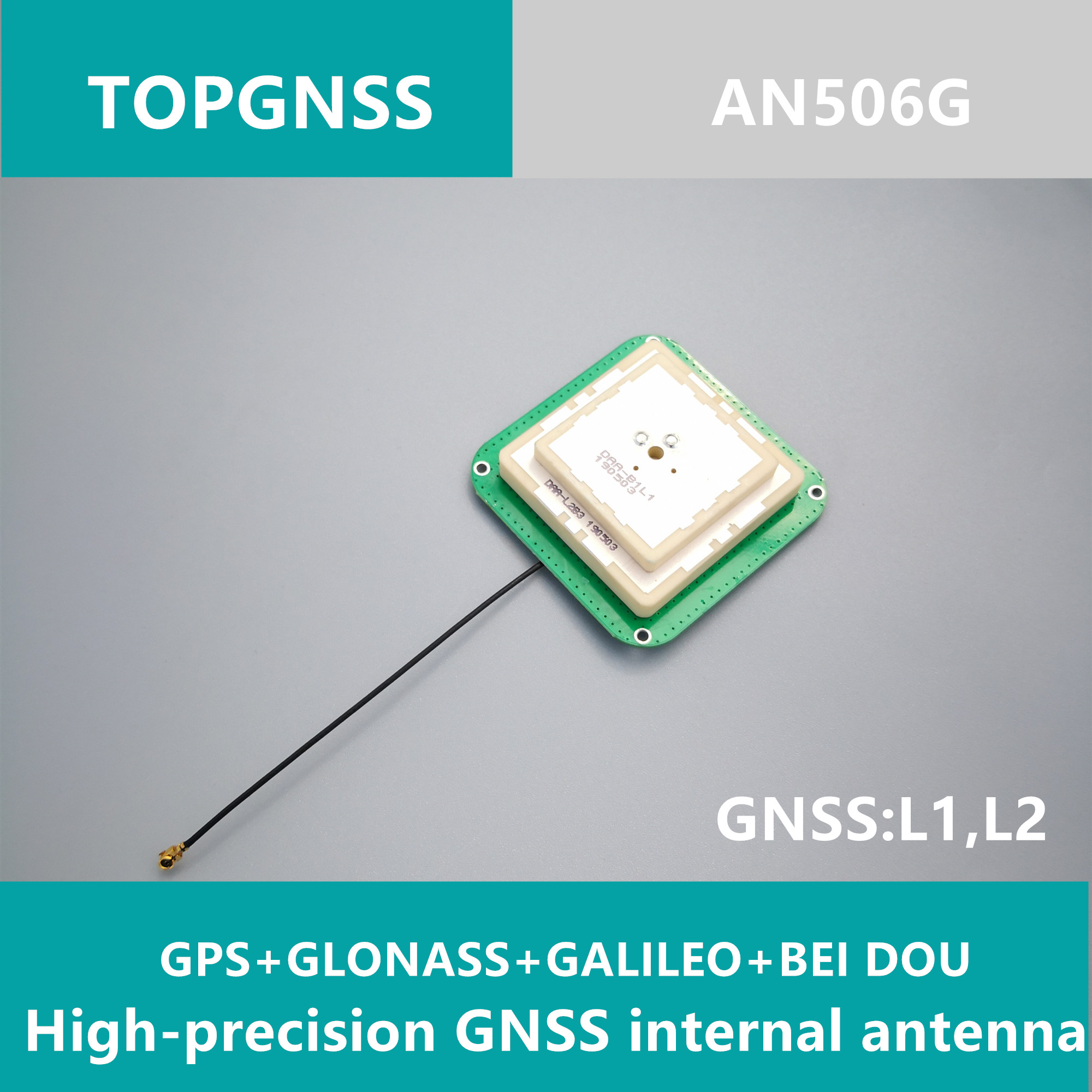 TOPGNSS IPEX AN506G NEW High-precision internal GNSS antenna RTK Drone Base station gnss antenna For ZED-F9P gps antenna