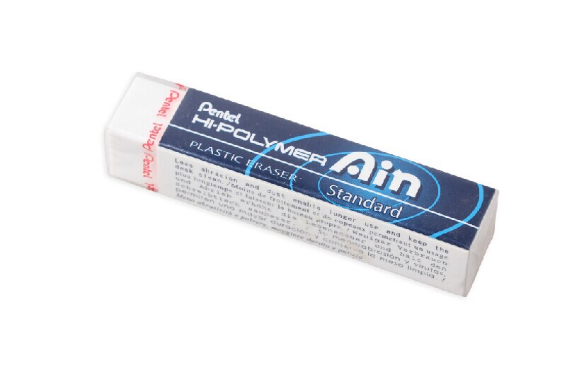 Pentel ZETH07 Ain Hi-Polymer STICK Plastic Eraser rubber ain rubber drawing pencil rubber