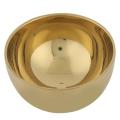 Bowls Kitchen Soup Noodle Rice Bowl 11.5cm Stainless Steel Thickened Double Layer Thermal Insulation Bowl Gold Fruit Plate
