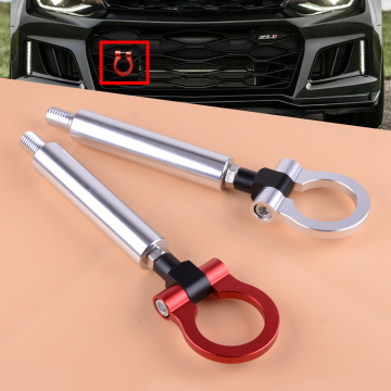 CITALL Car Screw on Type Track Racing CNC Trailer Traction Tow Hook Ring fit for Chevrolet Camaro 6th 2016 2017 2018 2019