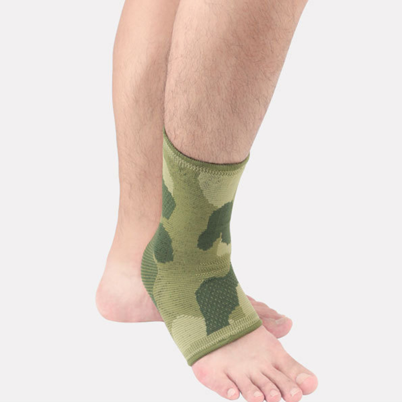 Sport Ankle Support Camouflage Knit Elastic Ankle Brace Guard for Gym Foot Protection SEC88