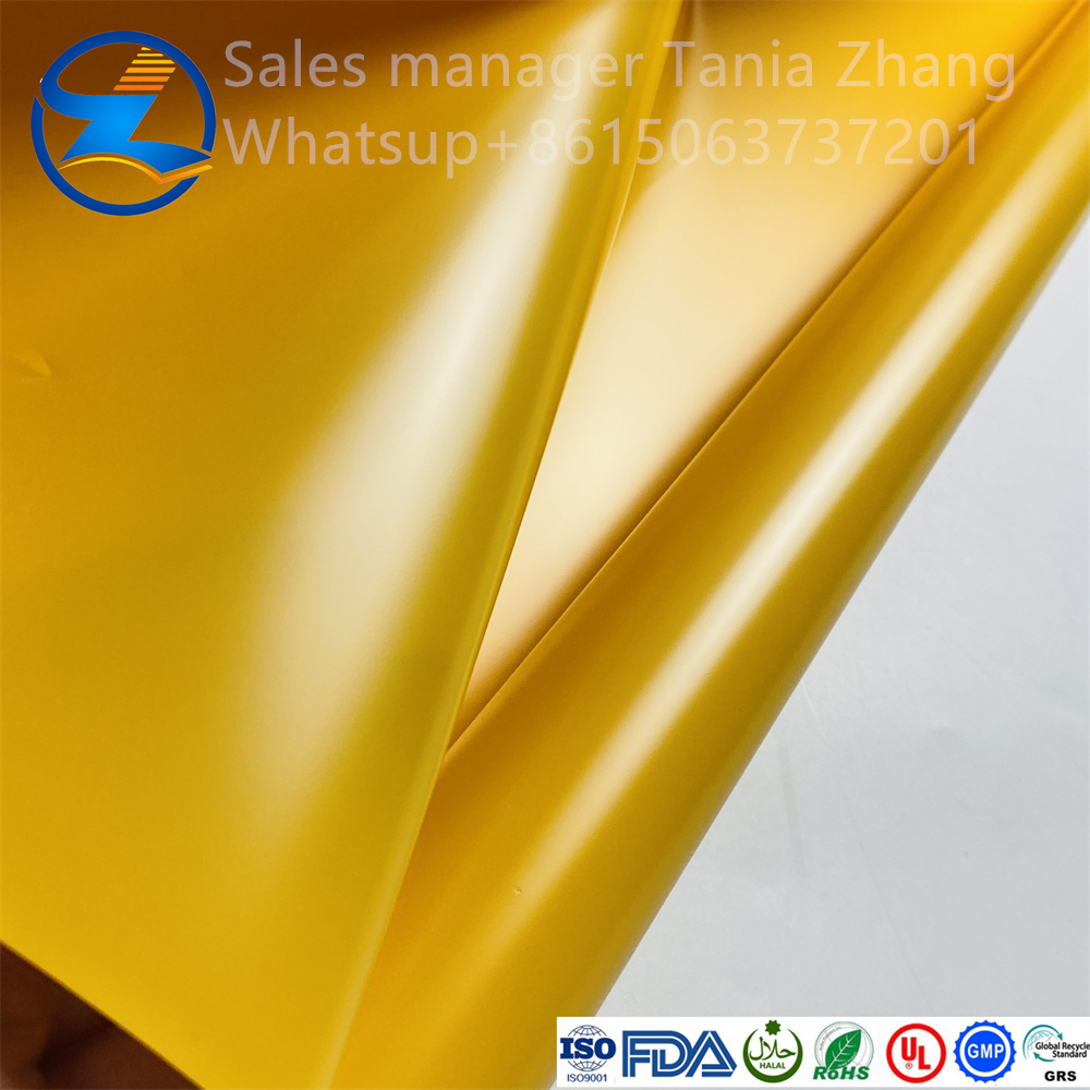 High Quality Customizable Yellow Pvc Film Packaging Material6 Jpg