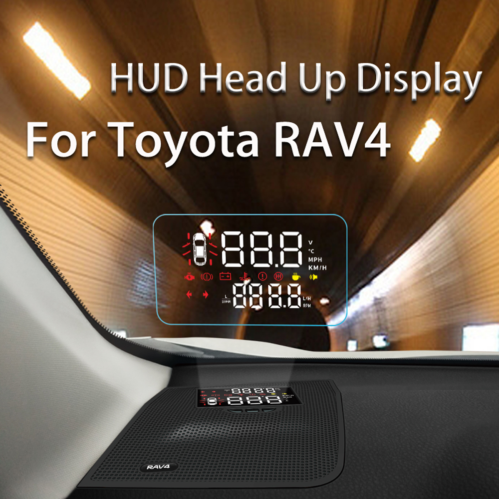 XINSCNUO For Toyota Wildlander/RAV4 2013-2017 2018 2019 2020 OBD Car HUD Head Up Display Projector Windshield
