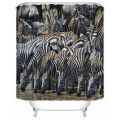 Musife Custom zebra Shower Curtain Waterproof Polyester Fabric Bathroom With Hooks DIY Home Decor