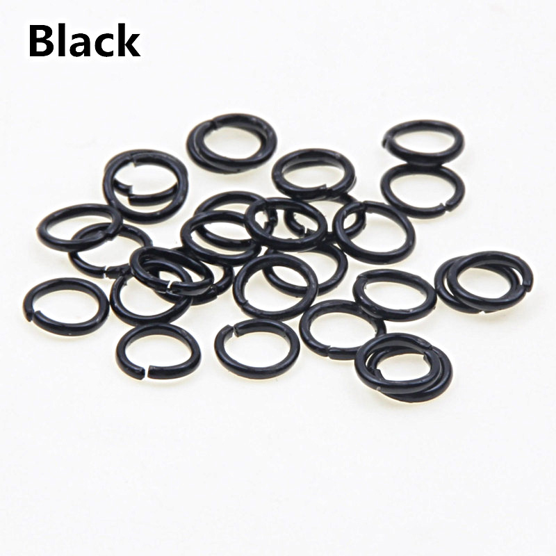 200pcs/lot 4 5 6 8 10 mm Open Single Loops Jump Rings Split Rings For Jewelry Making Diy Jewelry Finding Connector Accessories