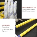 6.5Inch Flexible Ladder Rope Ladder Insulated Ladder Rescue Ladder Rock Climbing Anti-Skid Engineering Rope Ladder